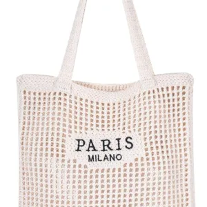 Crochet Beach Tote Bag