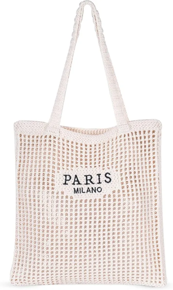 Crochet Beach Tote Bag