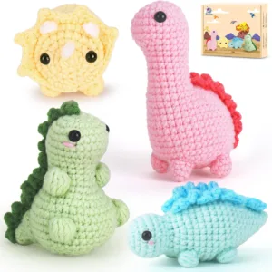 4 Pack Dinosaurs (40%+ Yarn)