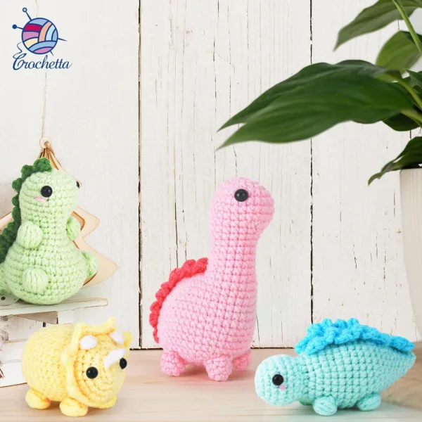 4 Pack Dinosaurs (40%+ Yarn) - Image 12